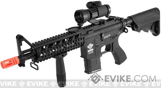 G&G Combat Machine 16 Raider CQB Airsoft AEG Rifle - Black (Package: Gun Only)