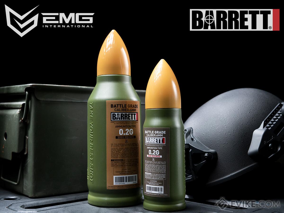 EMG Barrett Licensed Battle Grade 6mm Airsoft BBs (Type: 0.25g / 2000rd)