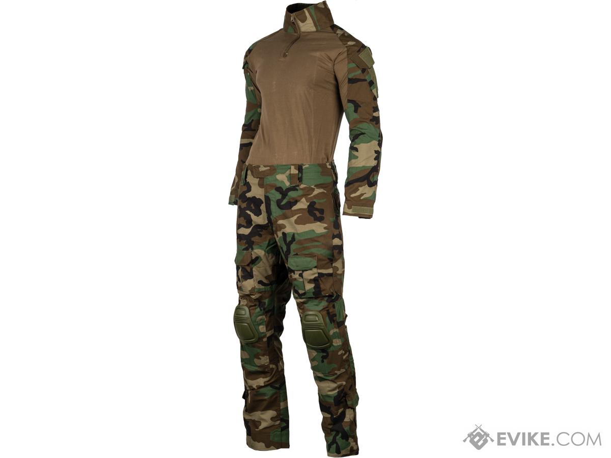 Matrix Combat Uniform Set (Color: Woodland / Large)